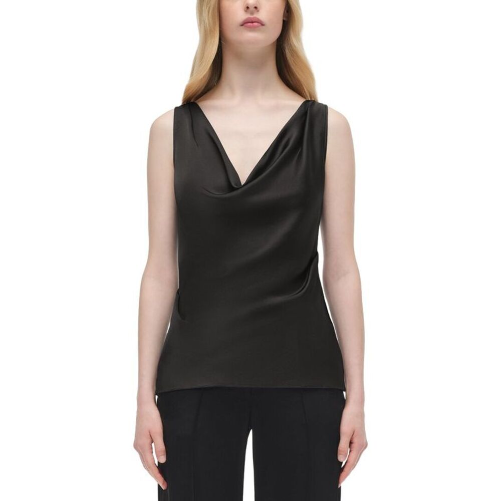 Simkhai Womens  Nubia Draped Top, Black